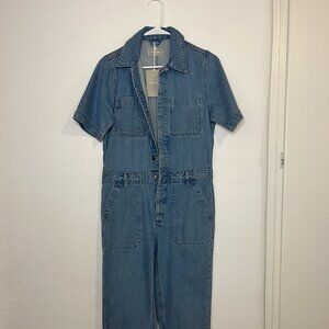 Everlane Supersoft Jean Coverall Jumpsuit SIZE 2 NEW